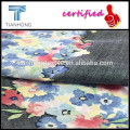 Satin reactive printing/floral printed satin fabric/cheap satin print fabric